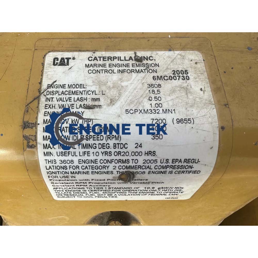 Caterpillar 3608 Marine engine