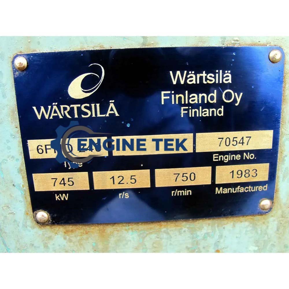 Wartsila 6FHD 240 Marine diesel engine